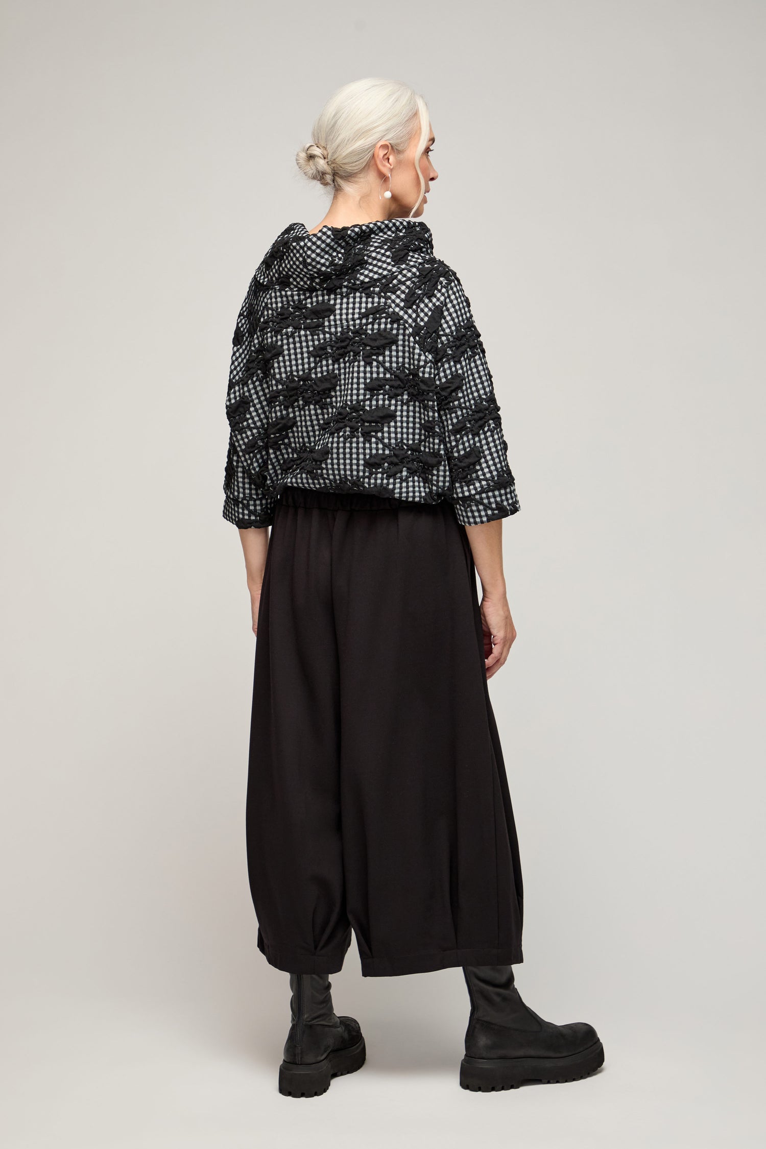 Cuff Hem Bubble Trousers