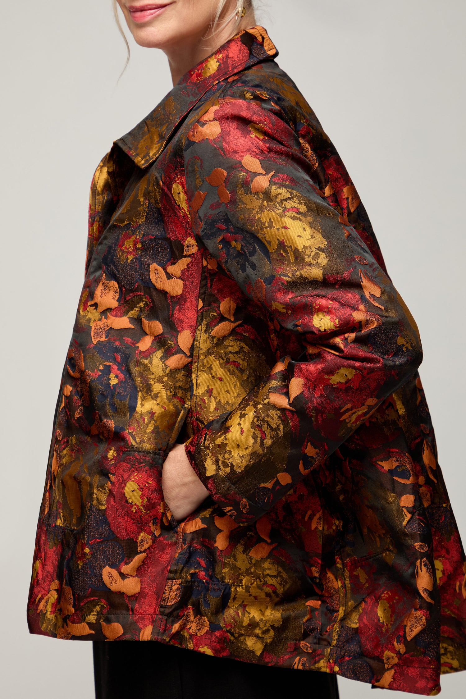 Jacquard Floral Jacket