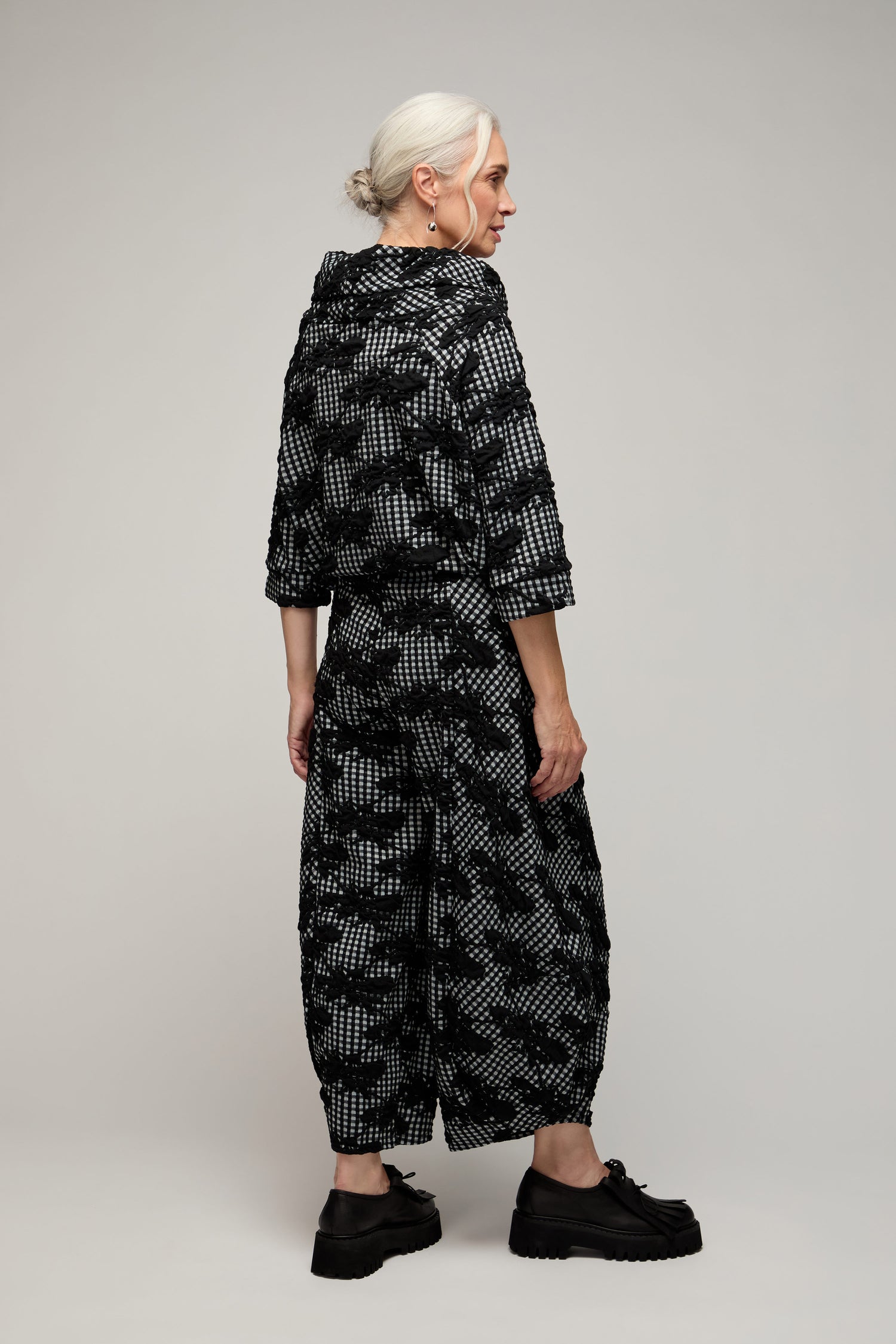 Gingham Flower Bubble Trousers