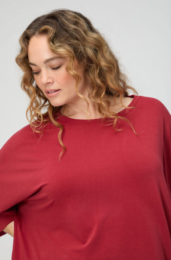 Modal Jersey Boxy Top