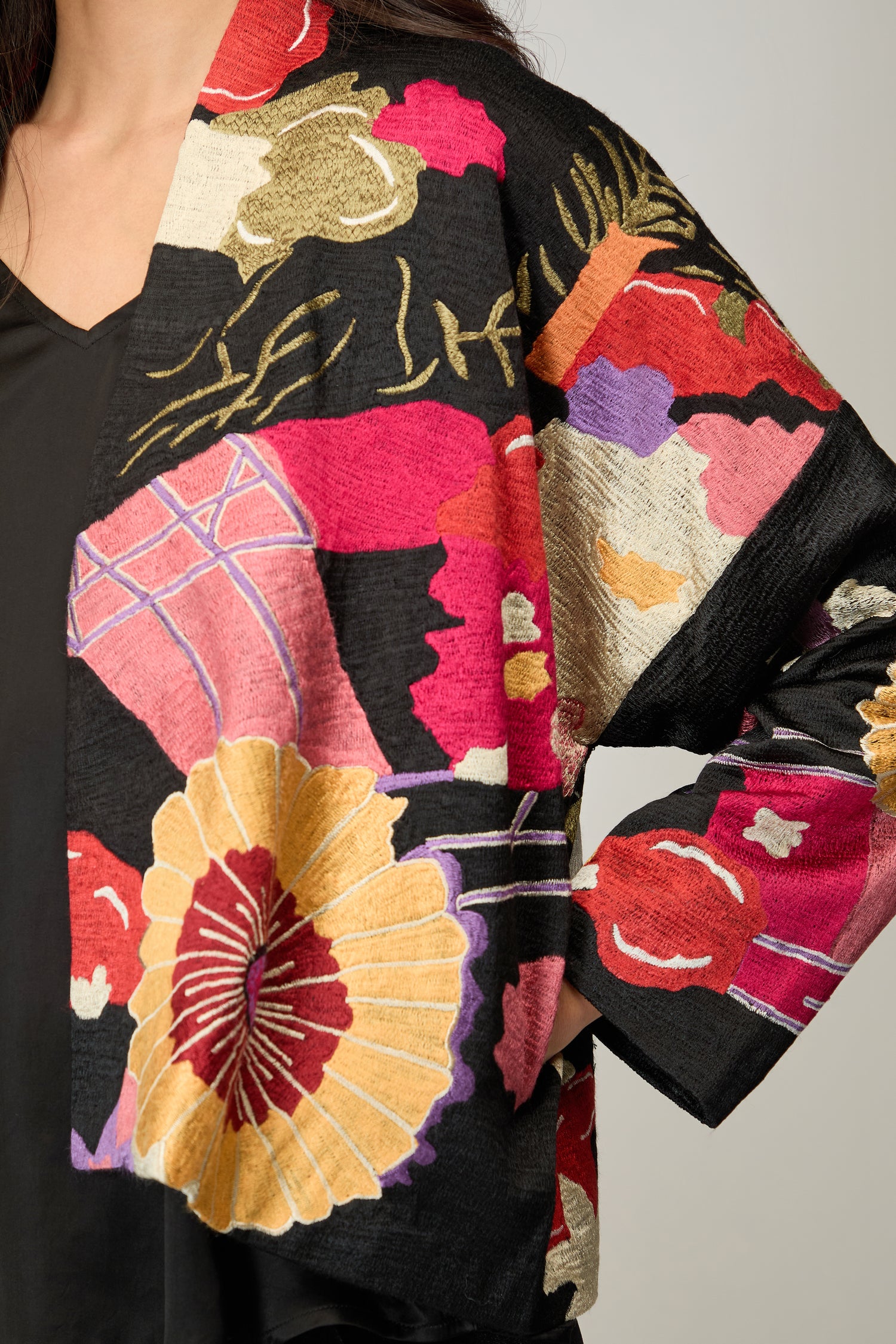 Silk Embroidered Jacket