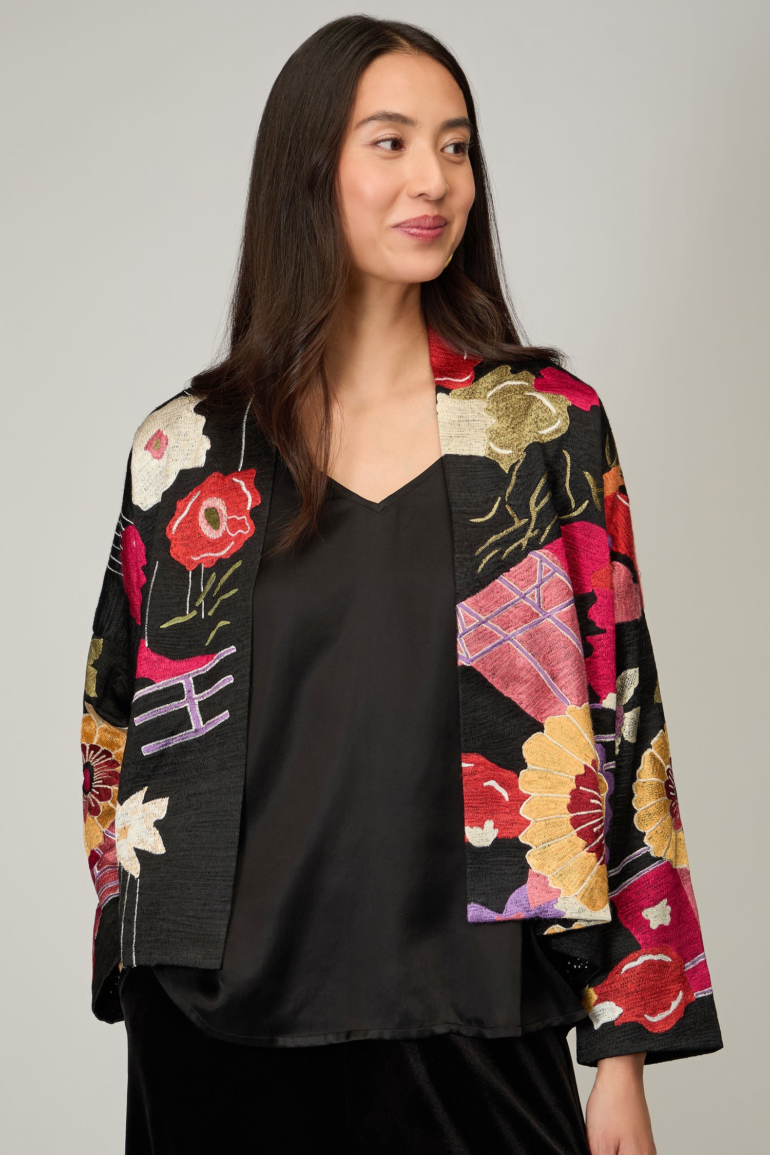 Silk Embroidered Jacket