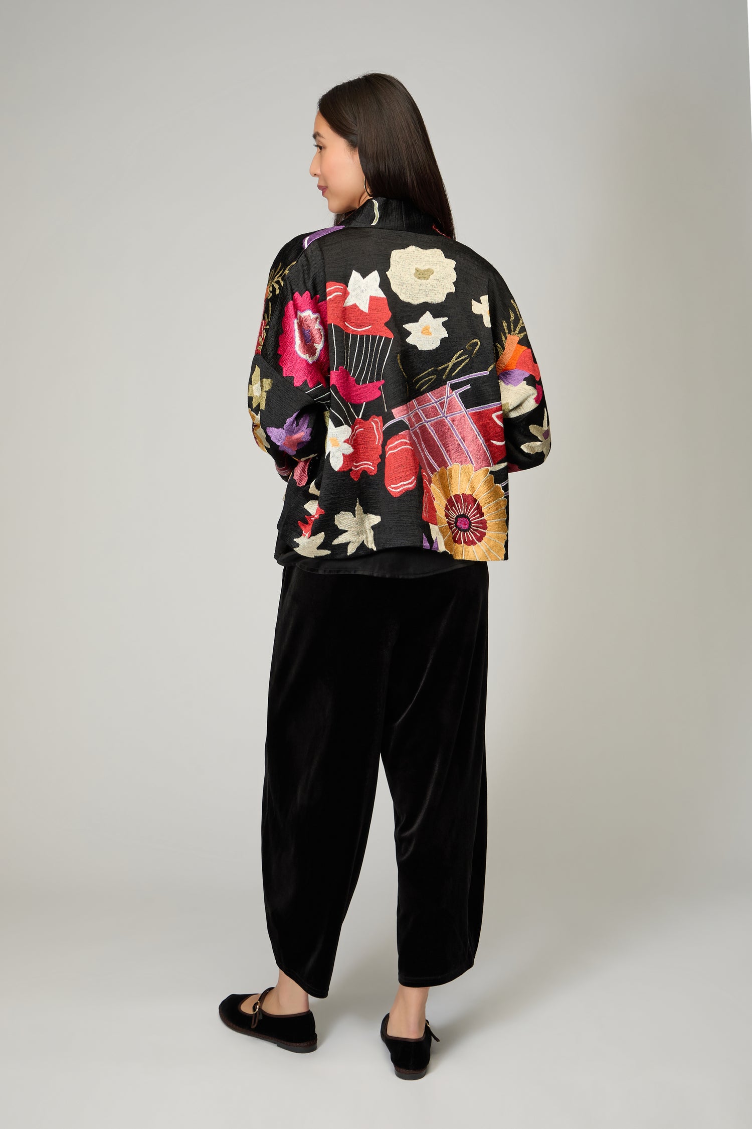 Silk Embroidered Jacket