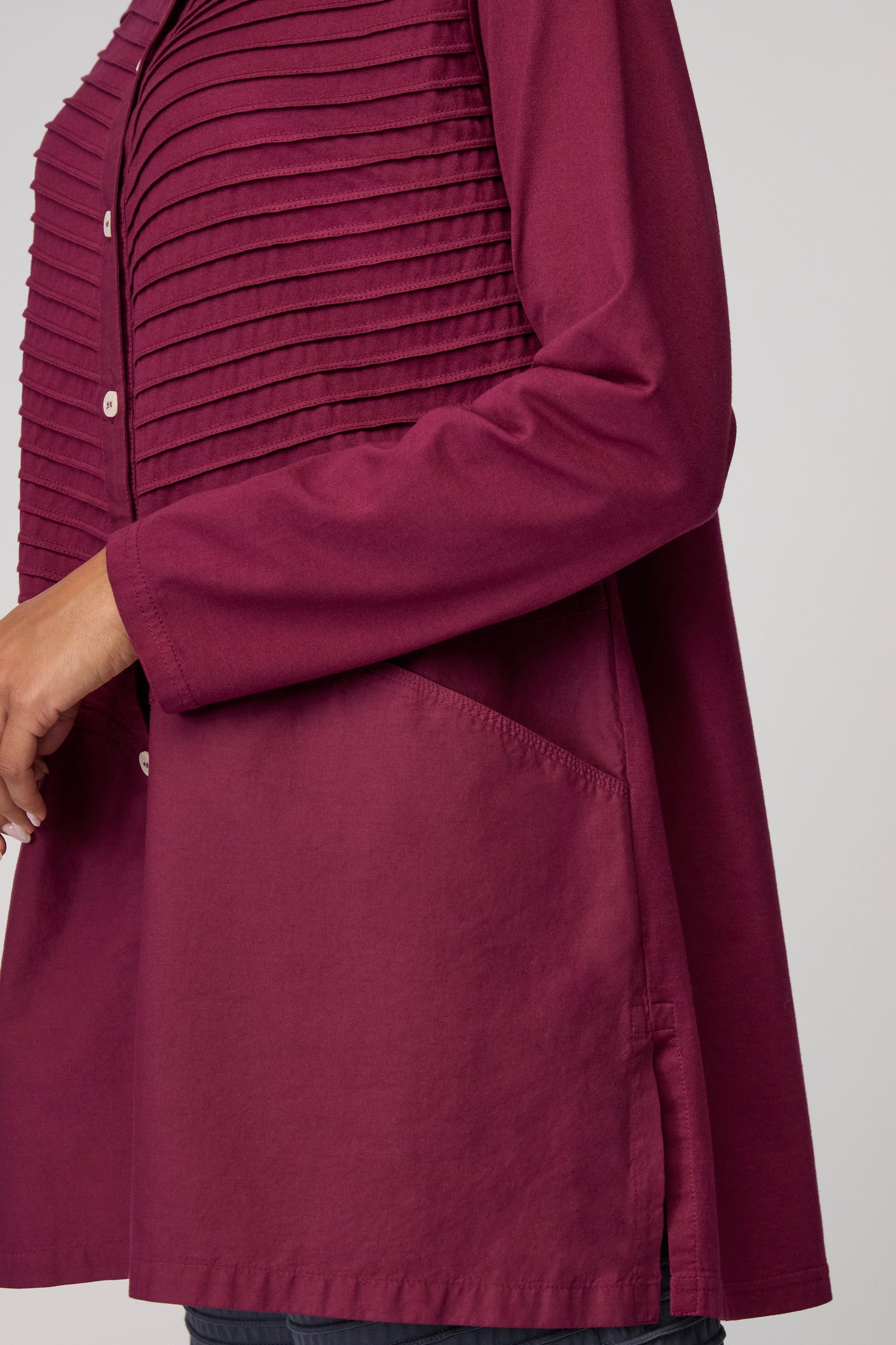 Cotton Jersey Overshirt