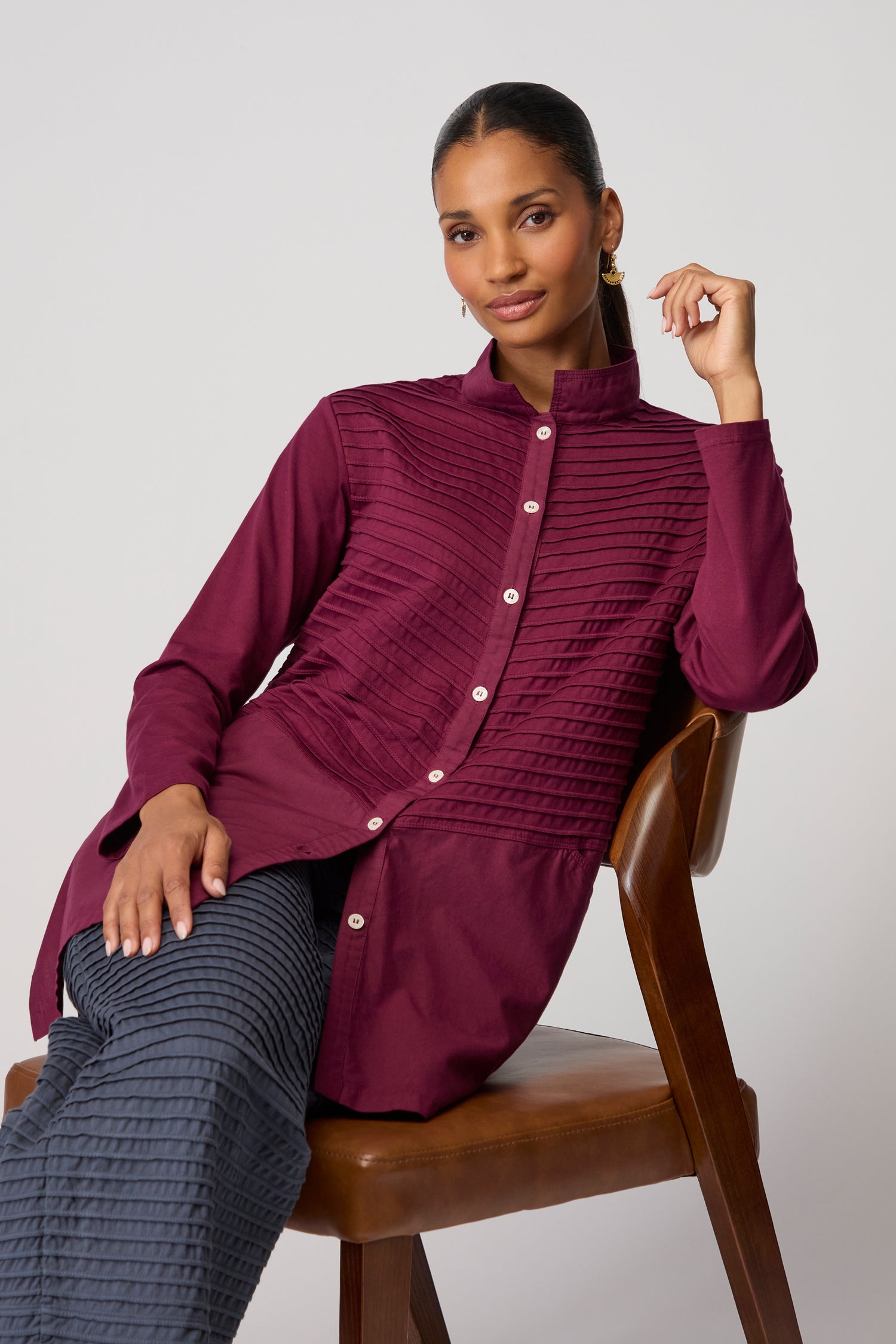 Cotton Jersey Overshirt