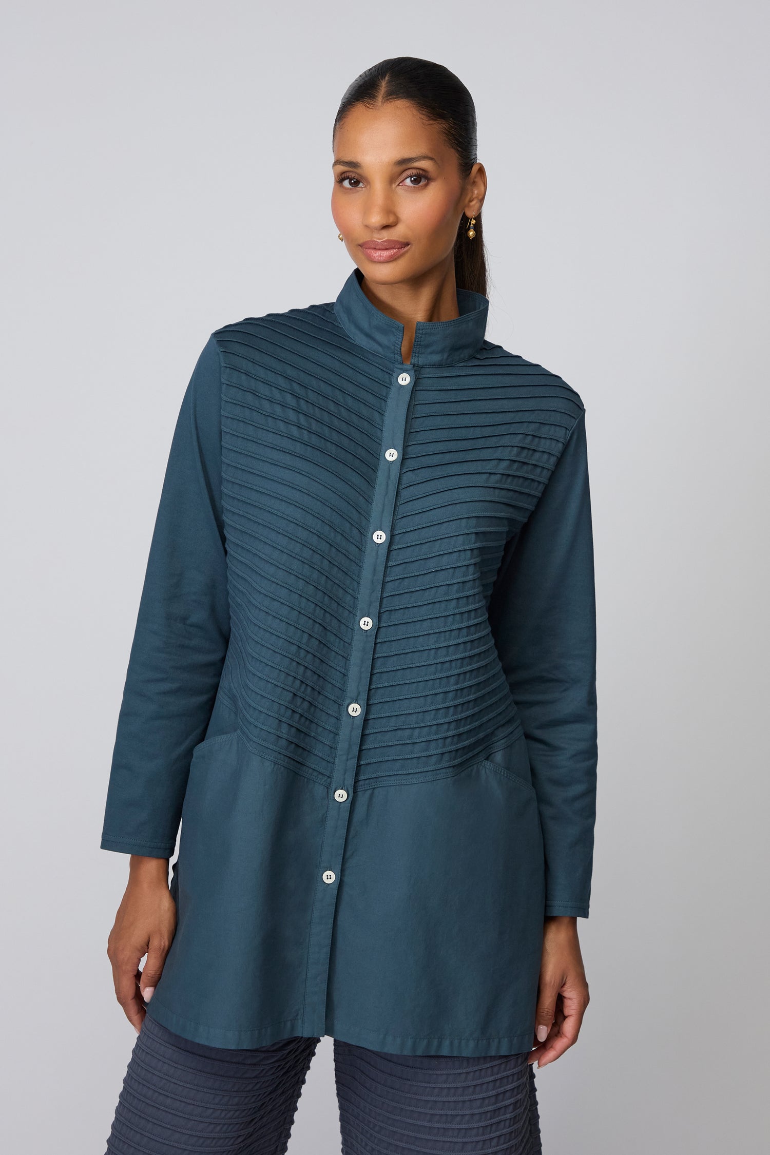 Cotton Jersey Overshirt