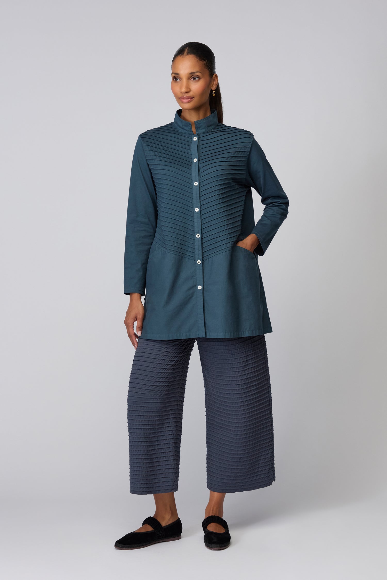 Cotton Jersey Overshirt