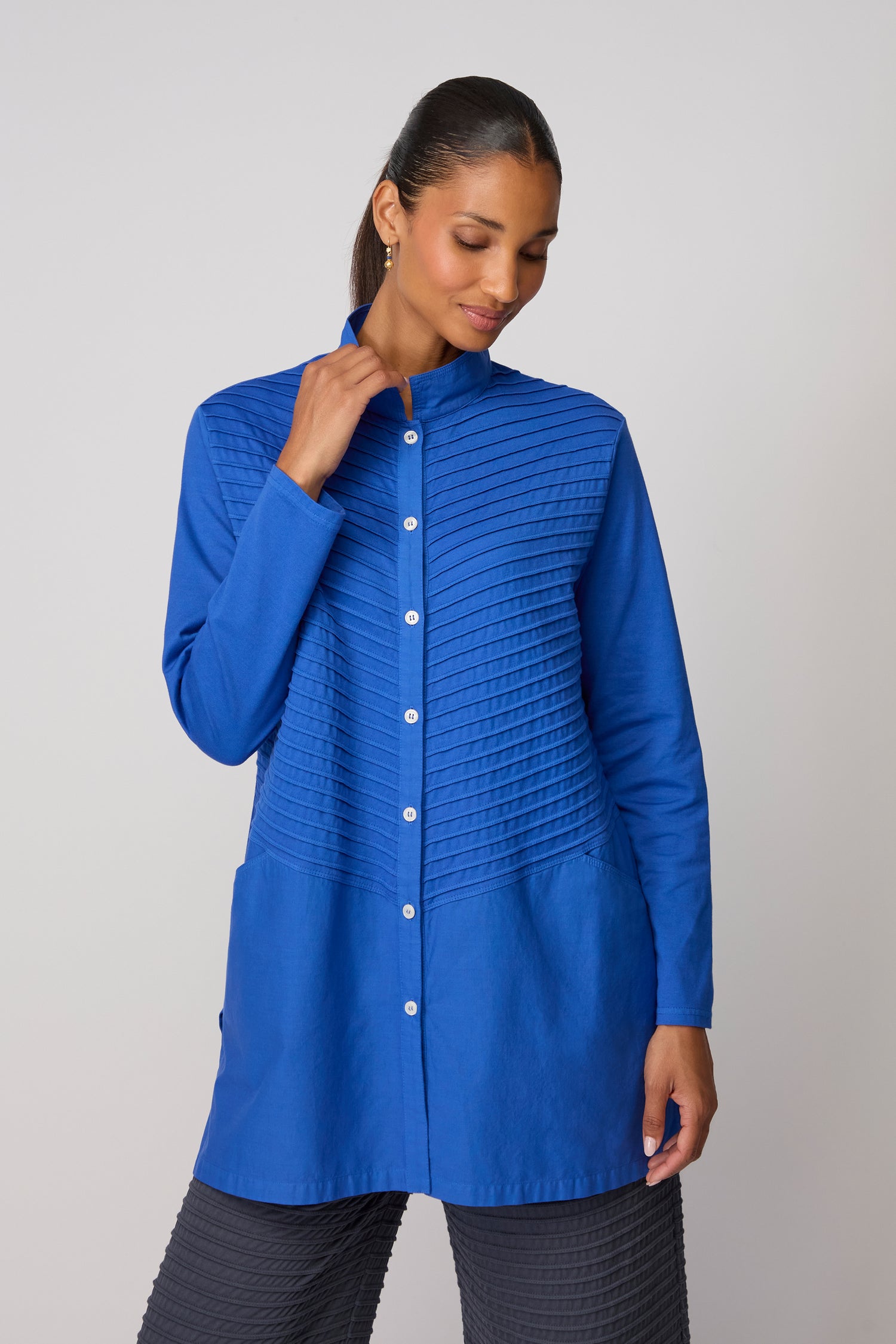 Cotton Jersey Overshirt