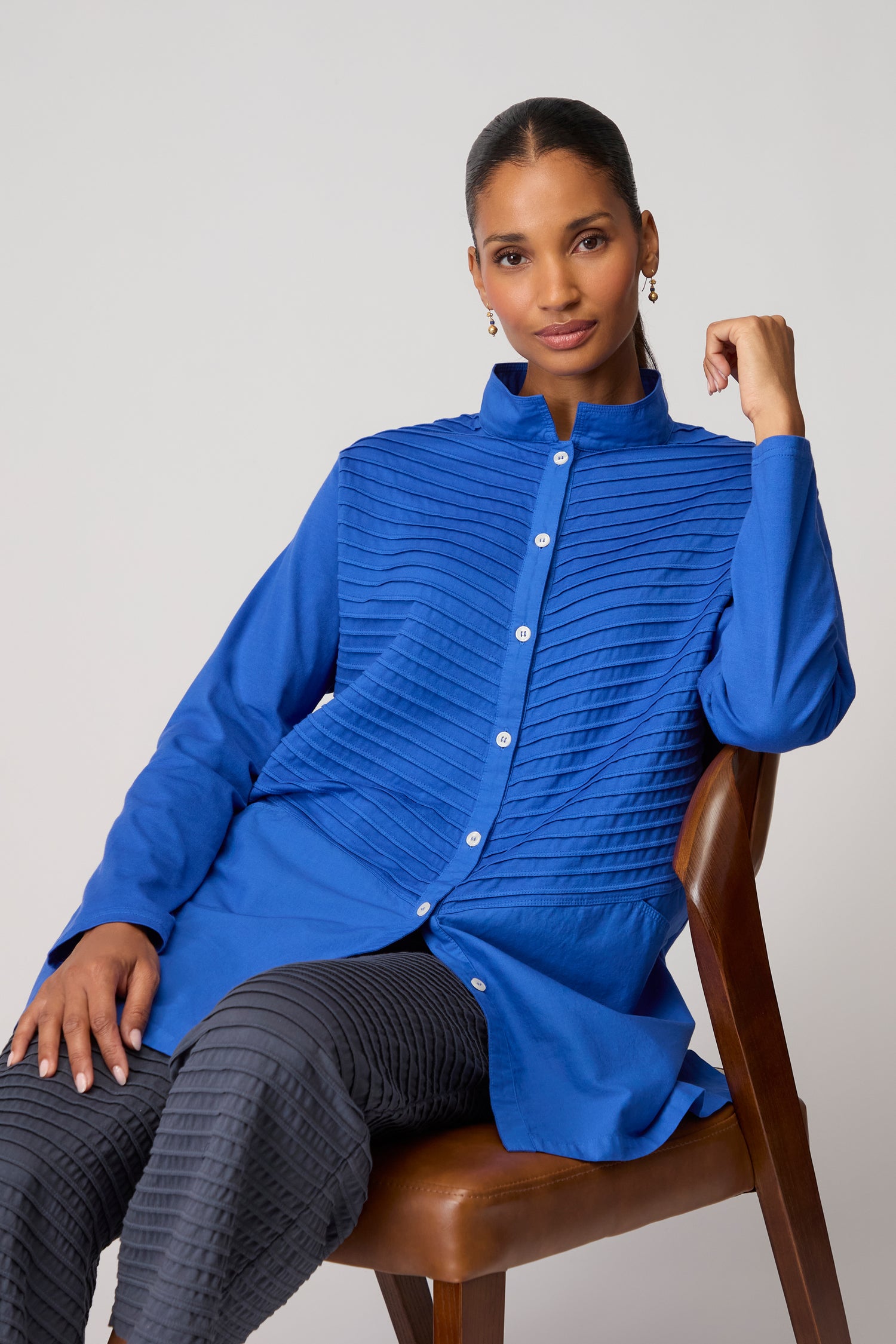 Cotton Jersey Overshirt