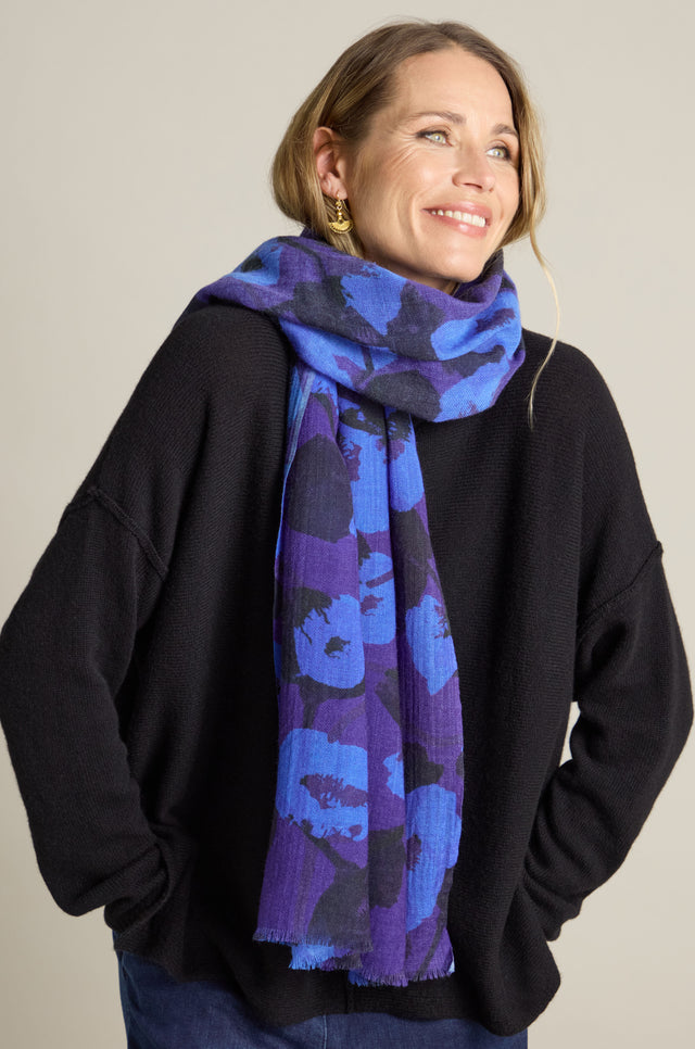 MFPEN herreekvipering】WOOL SCARF / BLUE