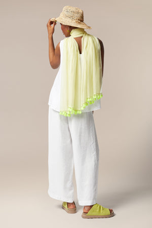 Neon Tassel Scarf