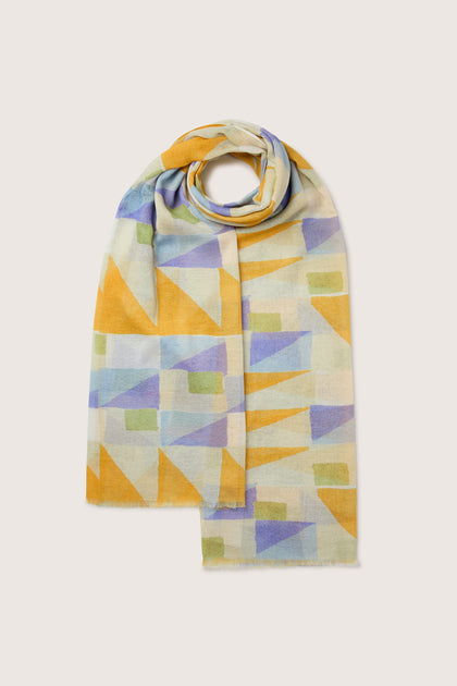 A Triangles Cotton Modal Scarf.