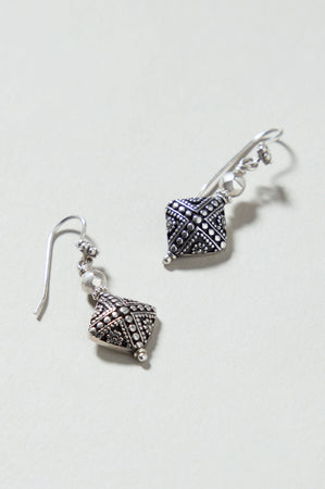 Faceted Drop Earrings