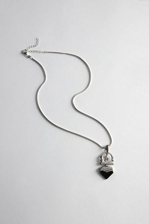 Tuareg Silver Onyx Pendant