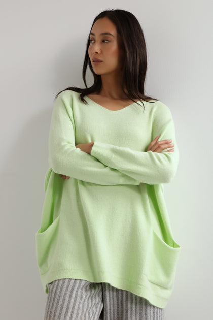 Two Pocket Oversize Knit