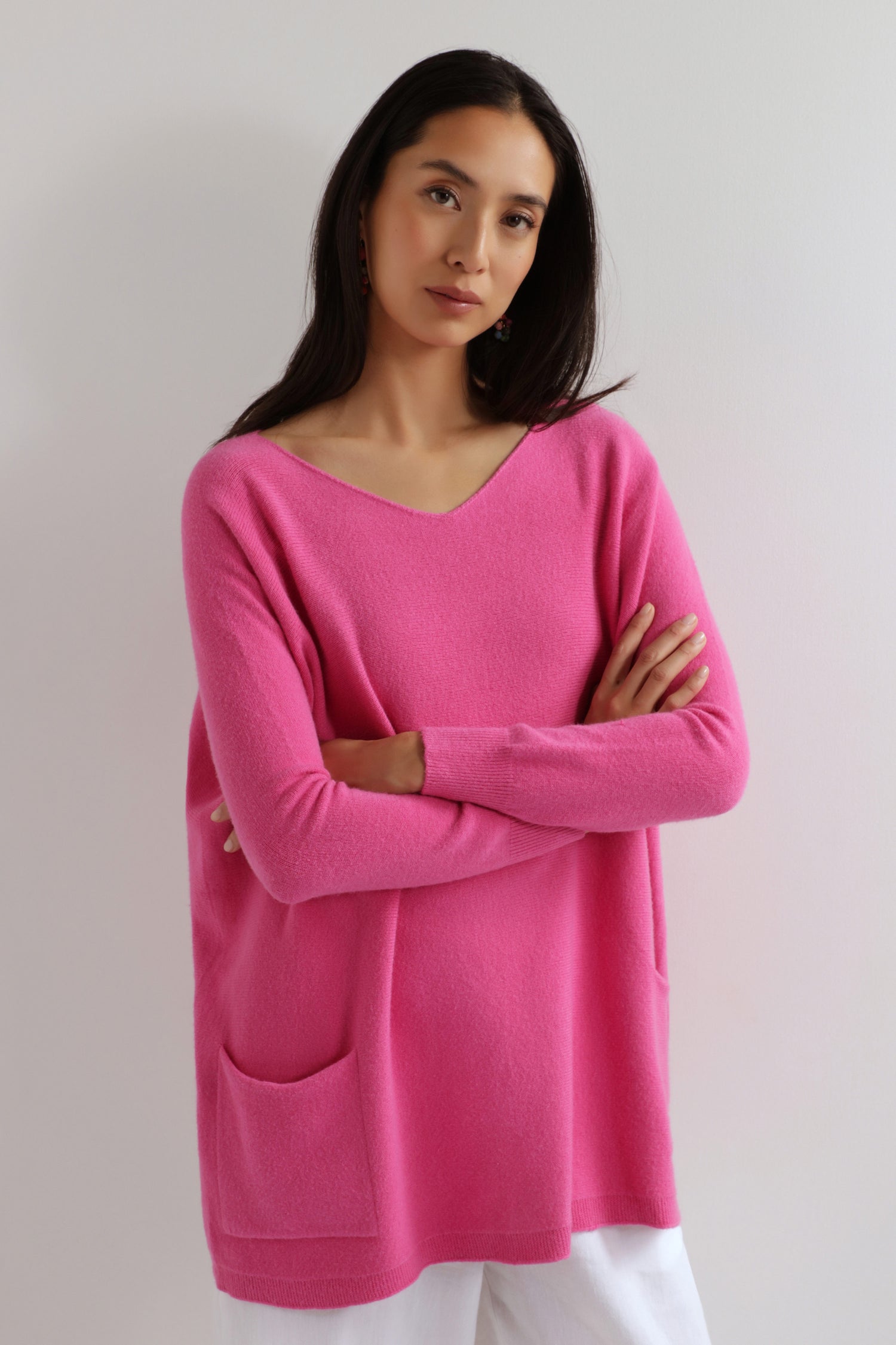 Two Pocket Oversize Knit