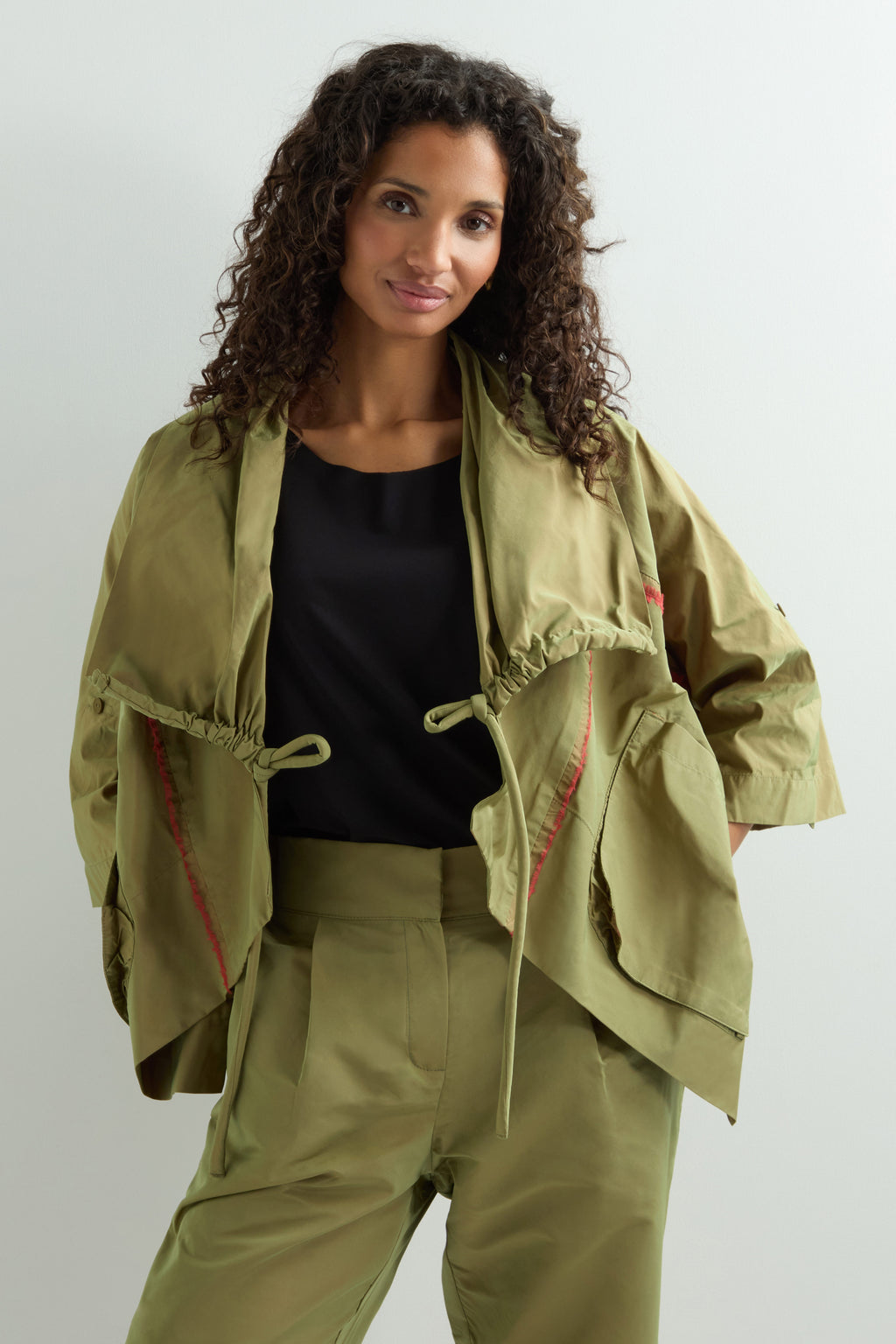 ENFÖLD KNIT×TAFFETA BLOUSON　38 ENFÖLD KNIT×TAFFETA BLOUSON 38