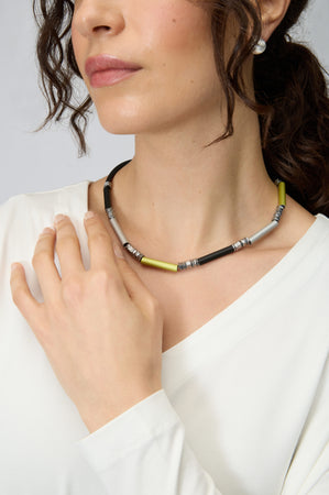 Atomic Aluminium Hematite Necklace