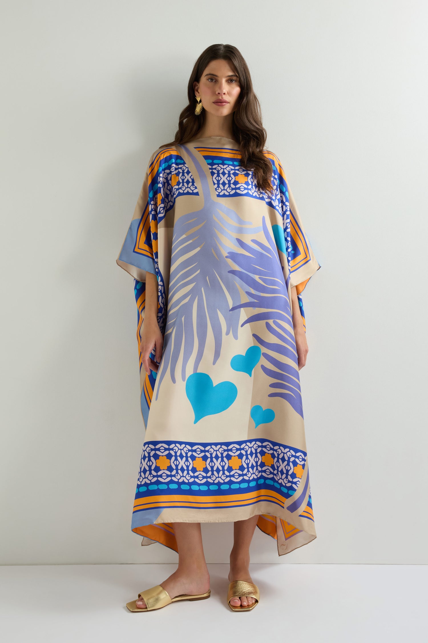Reversible Silk Kaftan