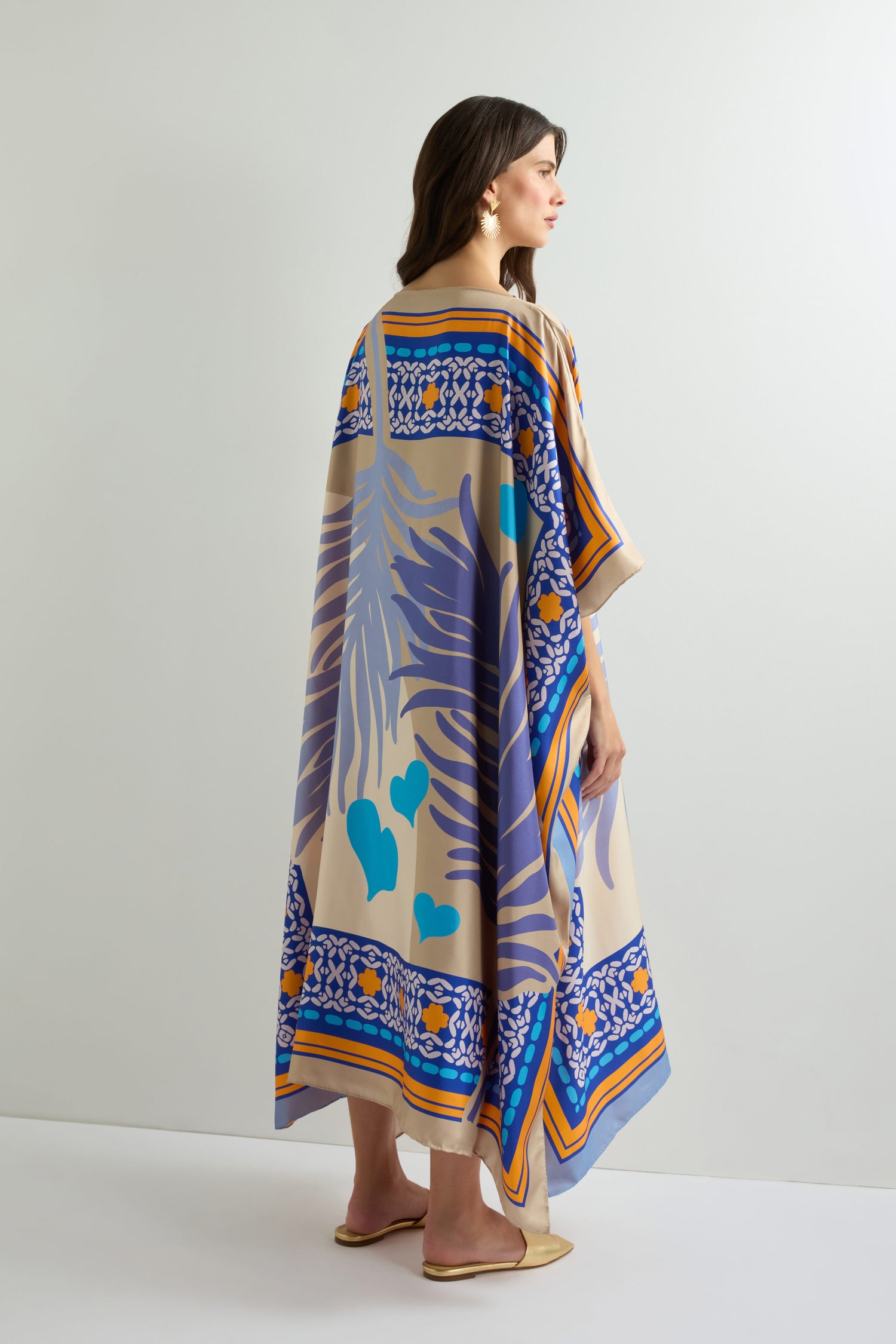 Reversible Silk Kaftan