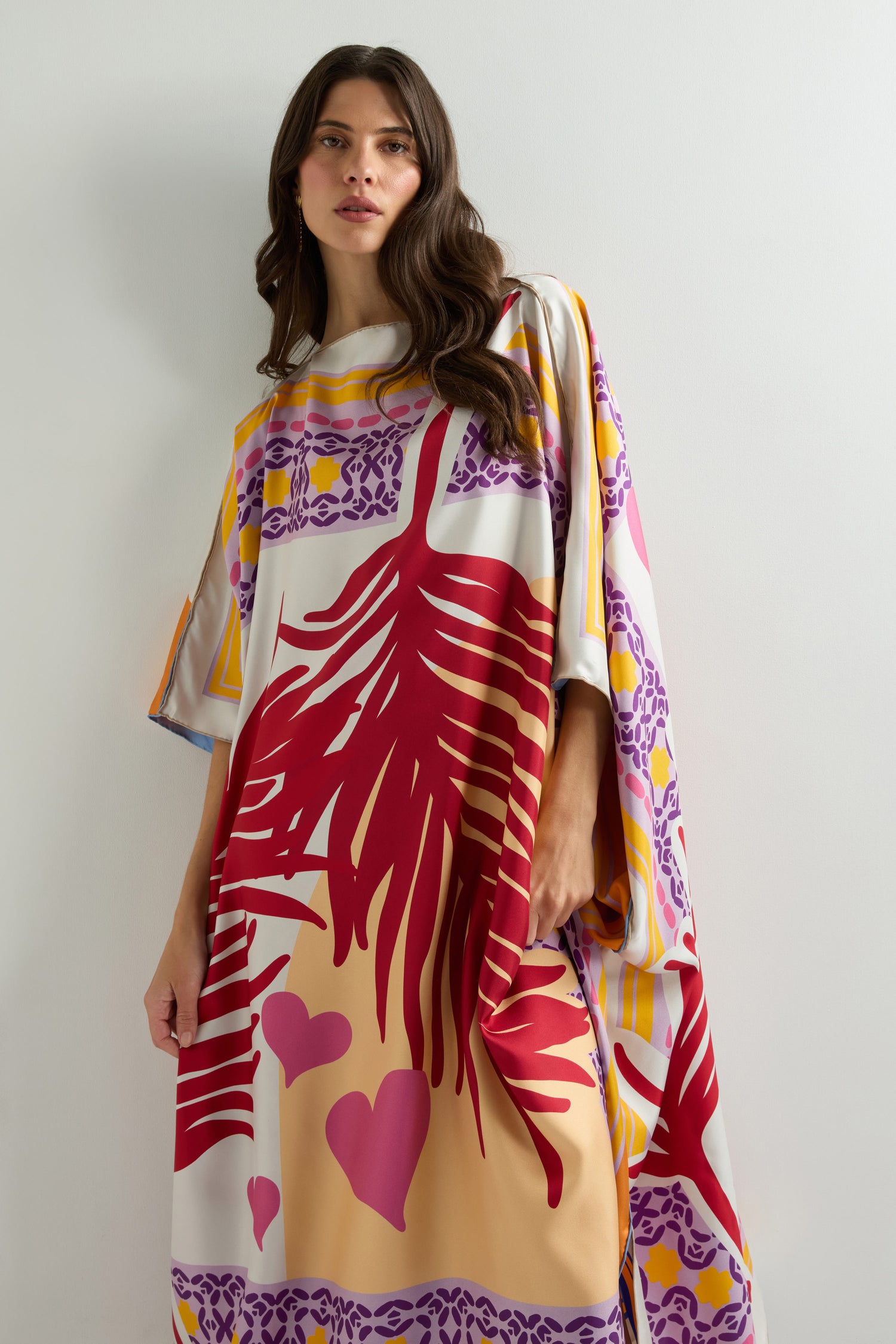 Reversible Silk Kaftan
