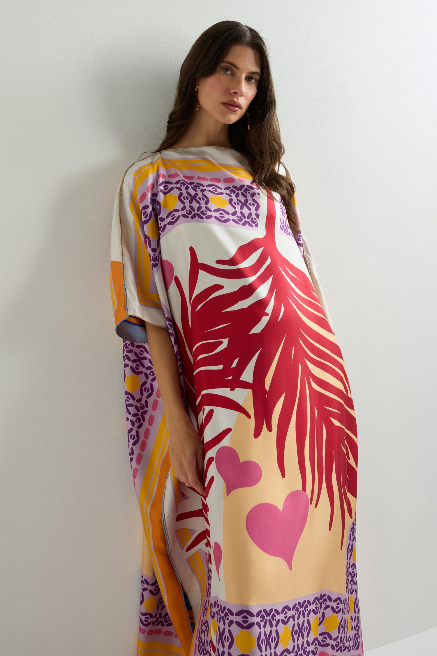 Reversible Silk Kaftan