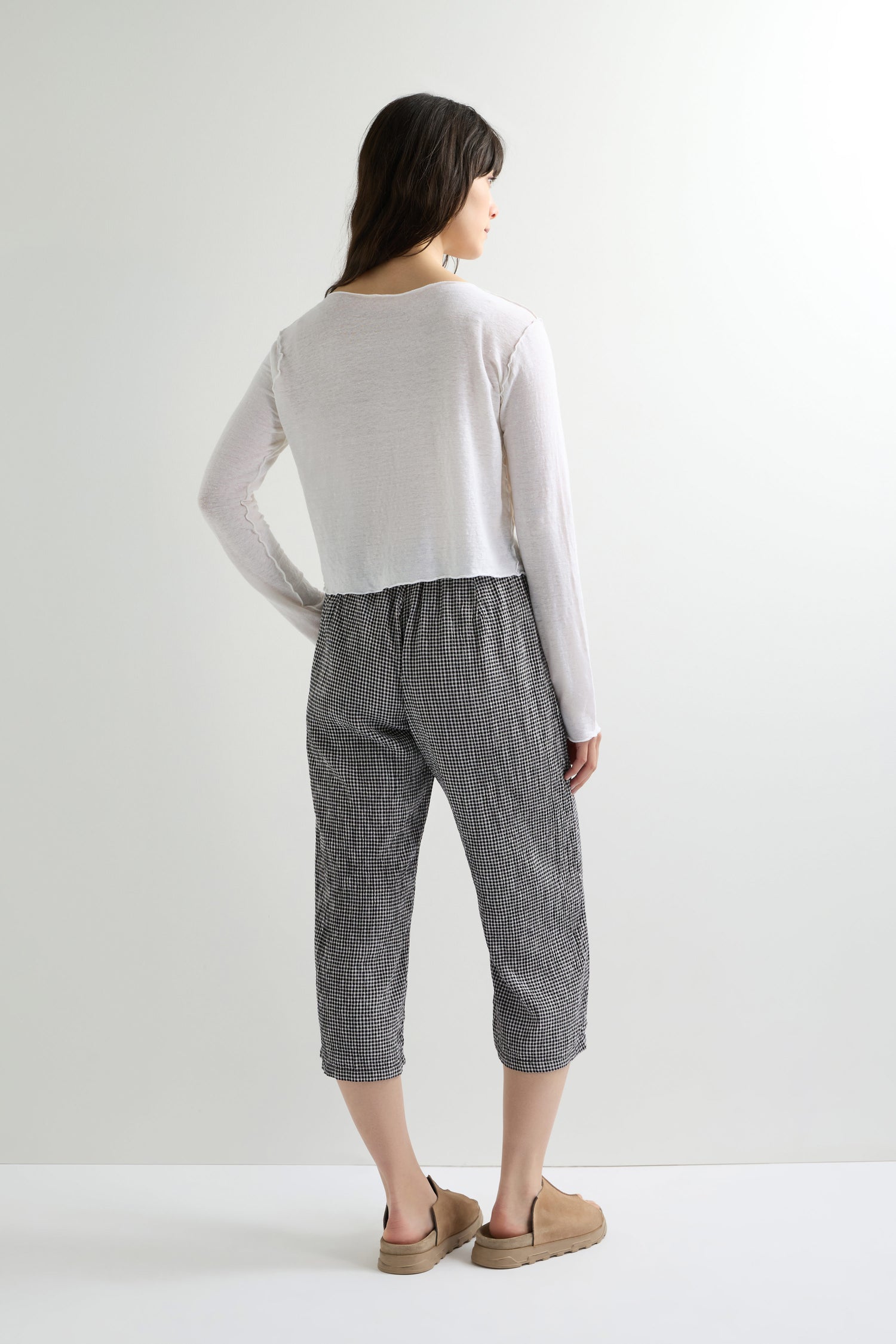 Short Linen Cardi