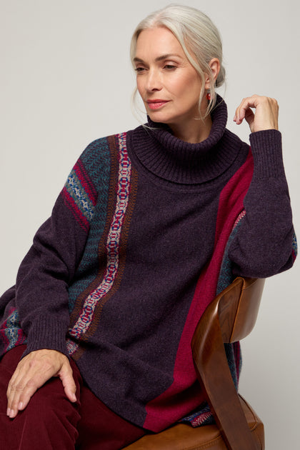 Bramble Montrose Cowl Neck Sweater