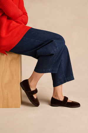 Mafalda Truffle Velvet Shoes