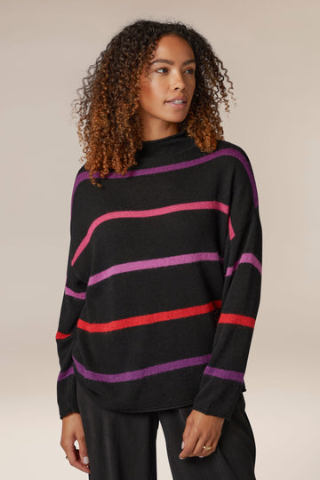 Wool and mohair blend jumper Woman, Black