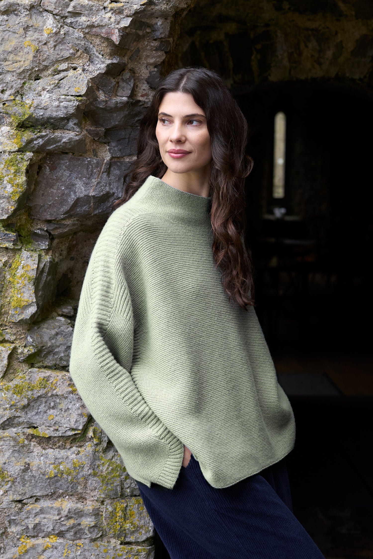 Merino Wool Stitch Detail Jumper