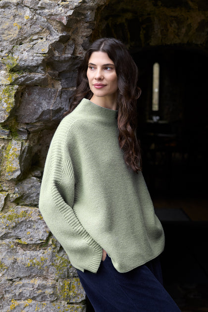 Merino Wool Stitch Detail Jumper