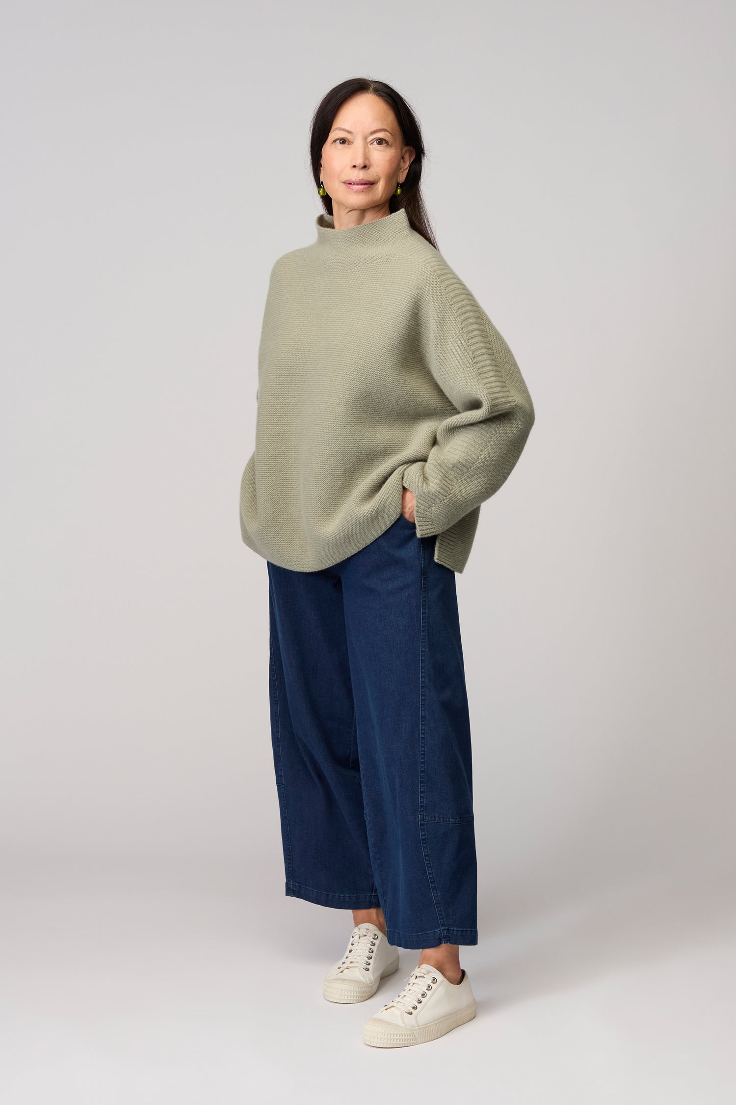 Merino Wool Stitch Detail Jumper