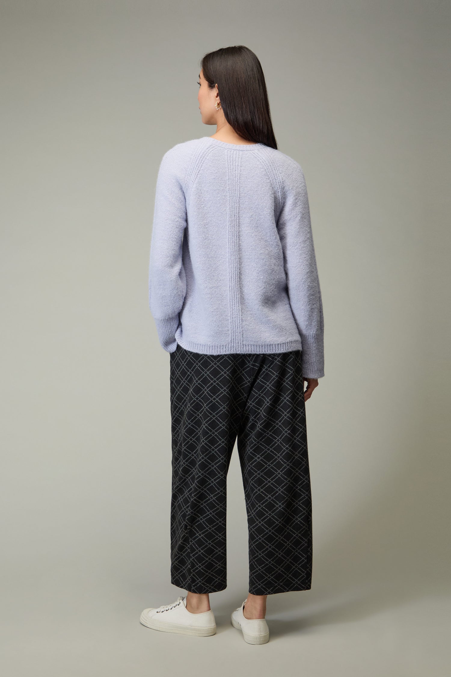 Alpaca Blend Seam Detail Jumper