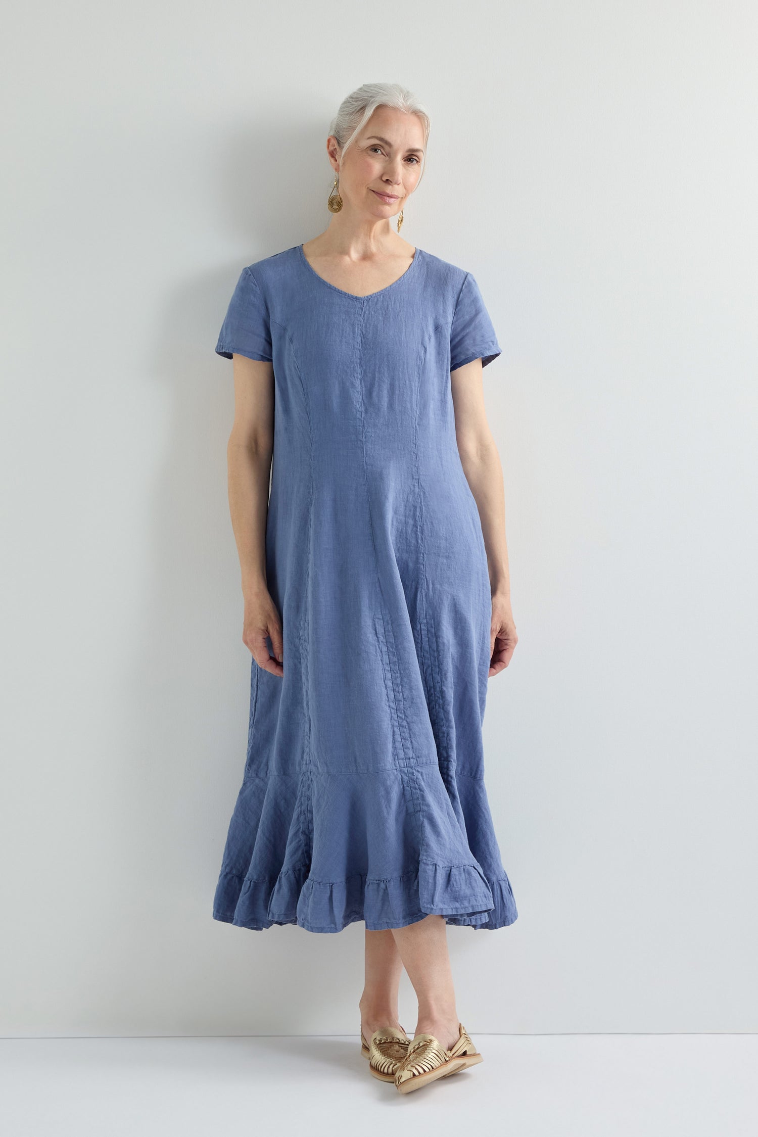Ruched Hem Dress