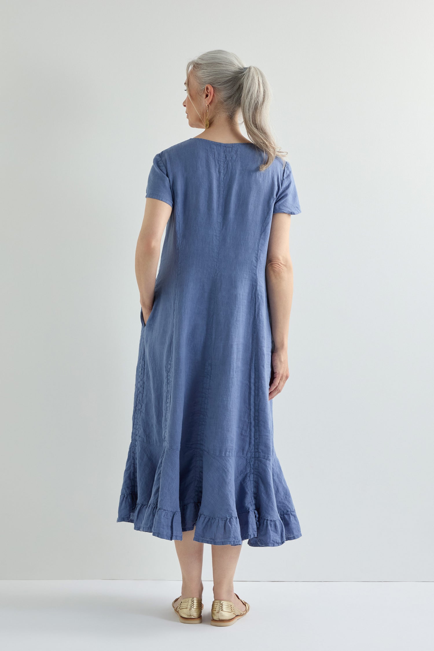 Ruched Hem Dress