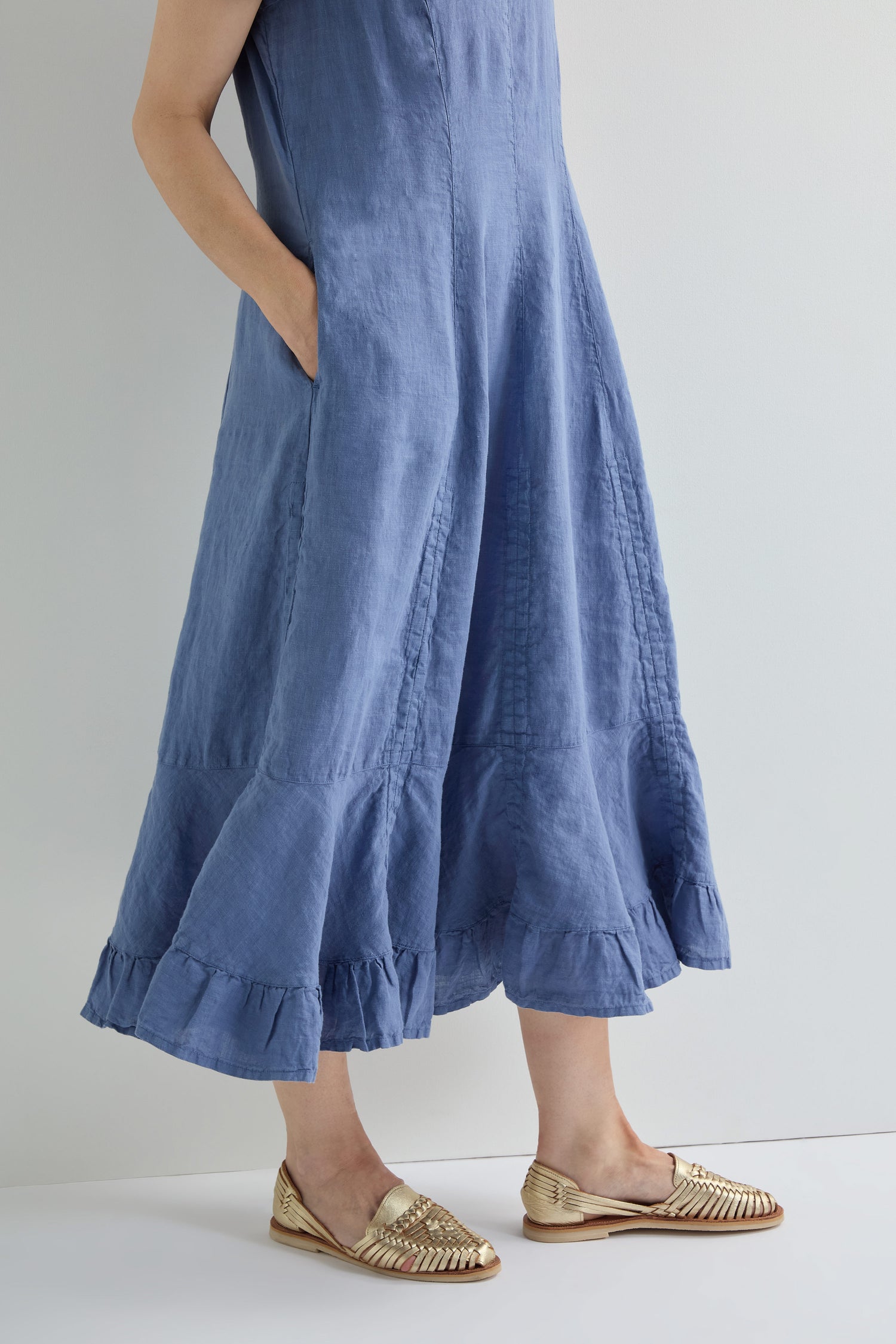 Ruched Hem Dress