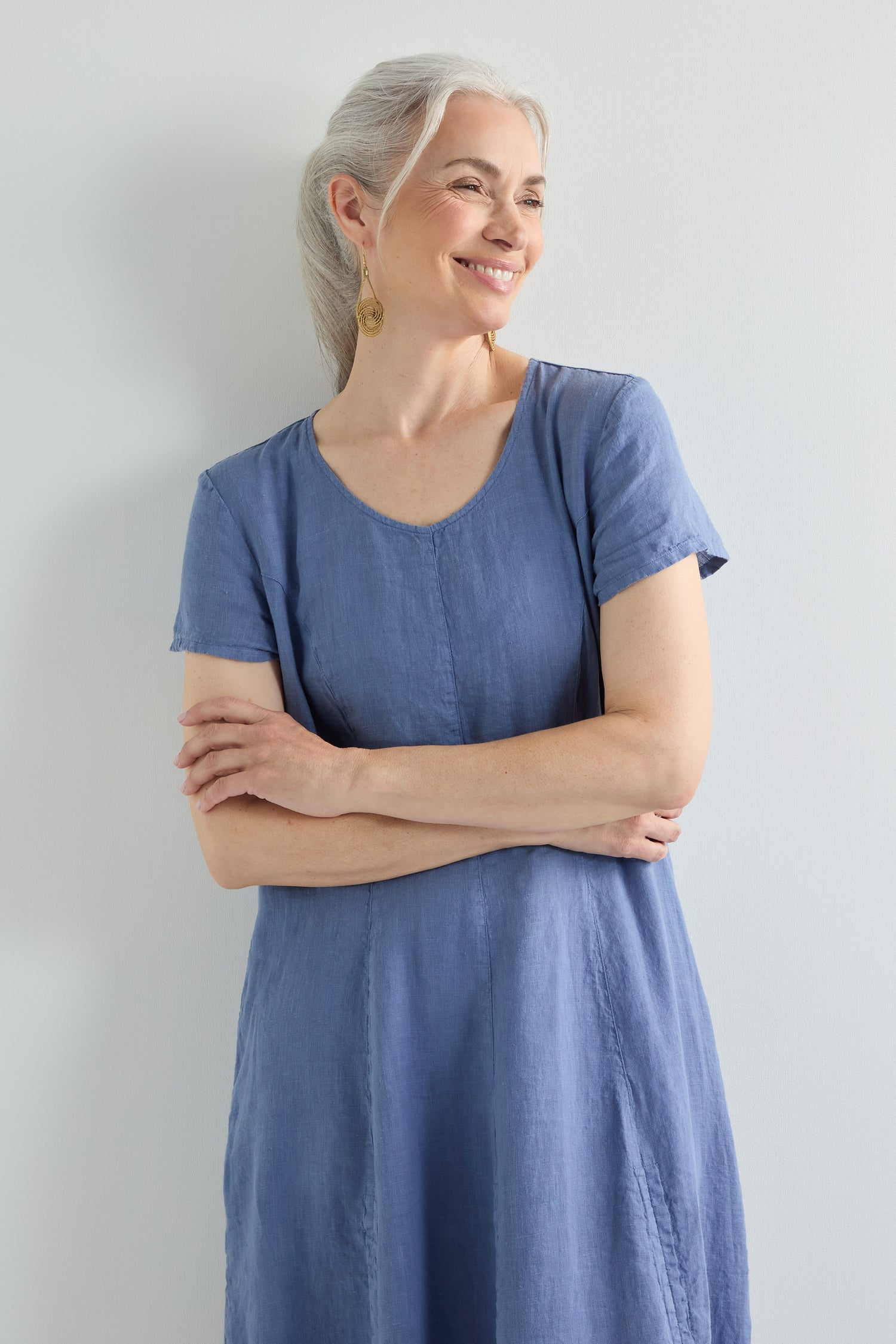 Ruched Hem Dress