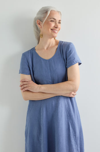 Ruched Hem Dress