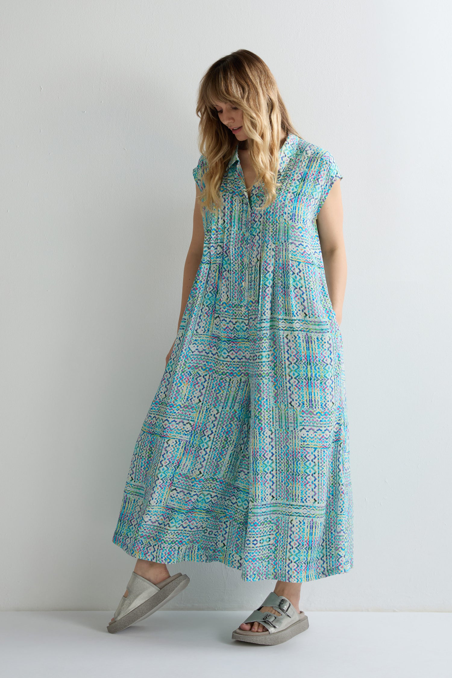 Patchwork Tie Dye Jumpsuit