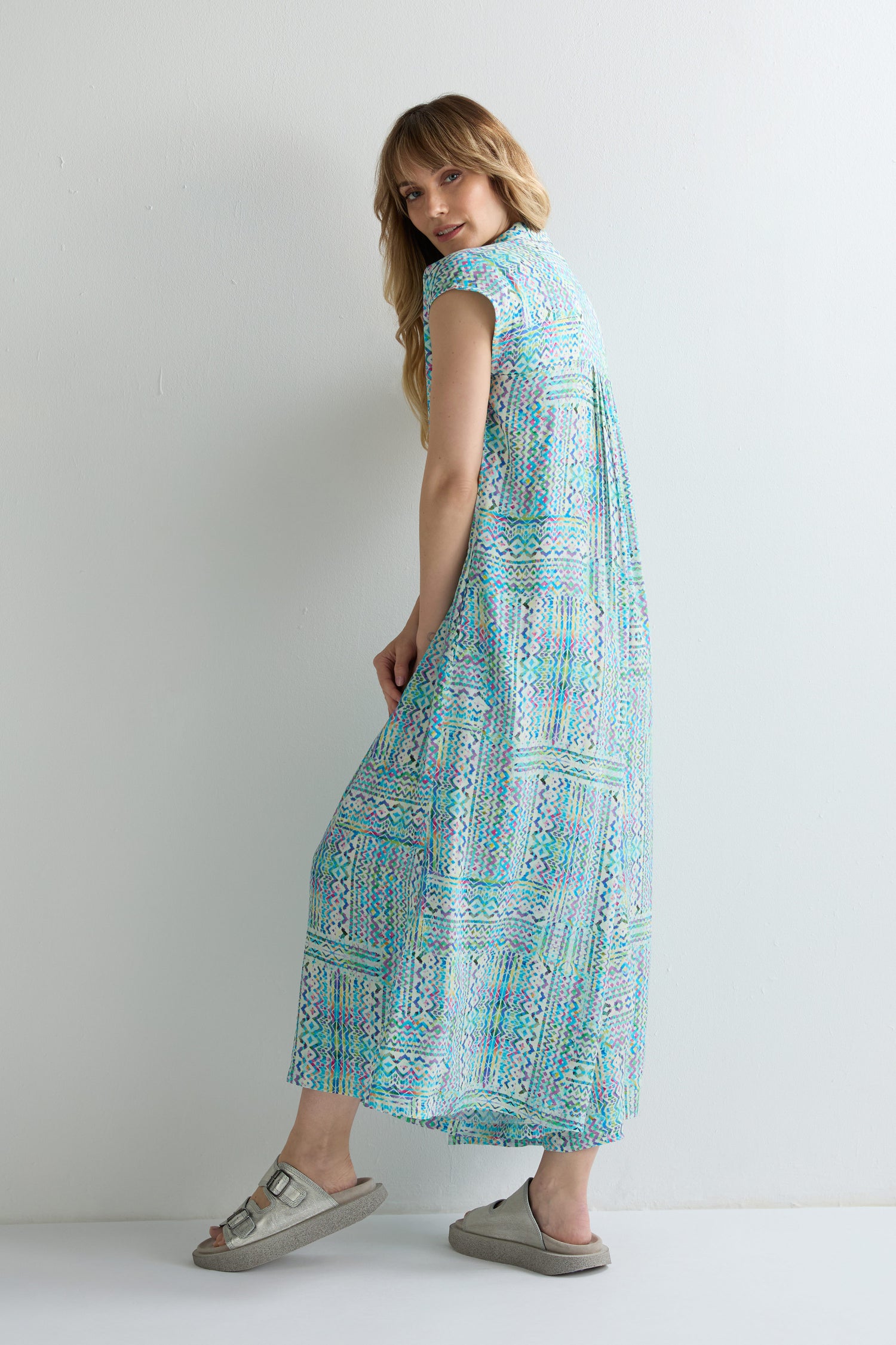 Patchwork Tie Dye Jumpsuit