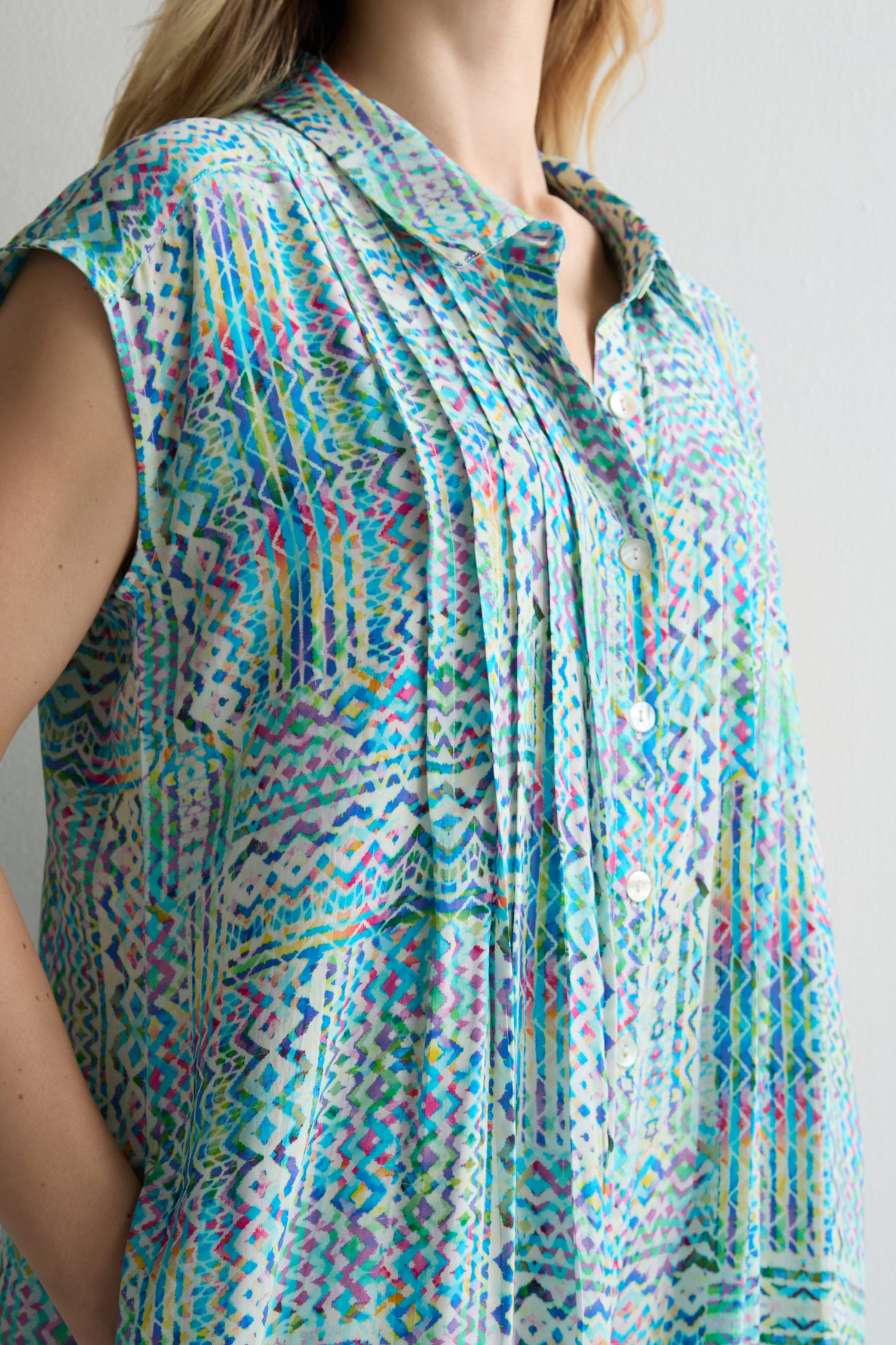 Patchwork Tie Dye Jumpsuit