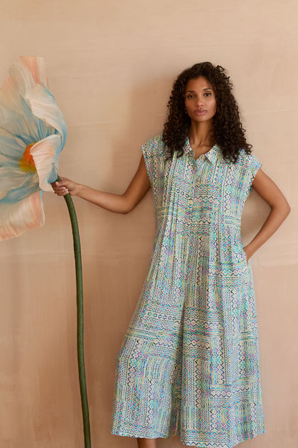 Patchwork Tie Dye Jumpsuit