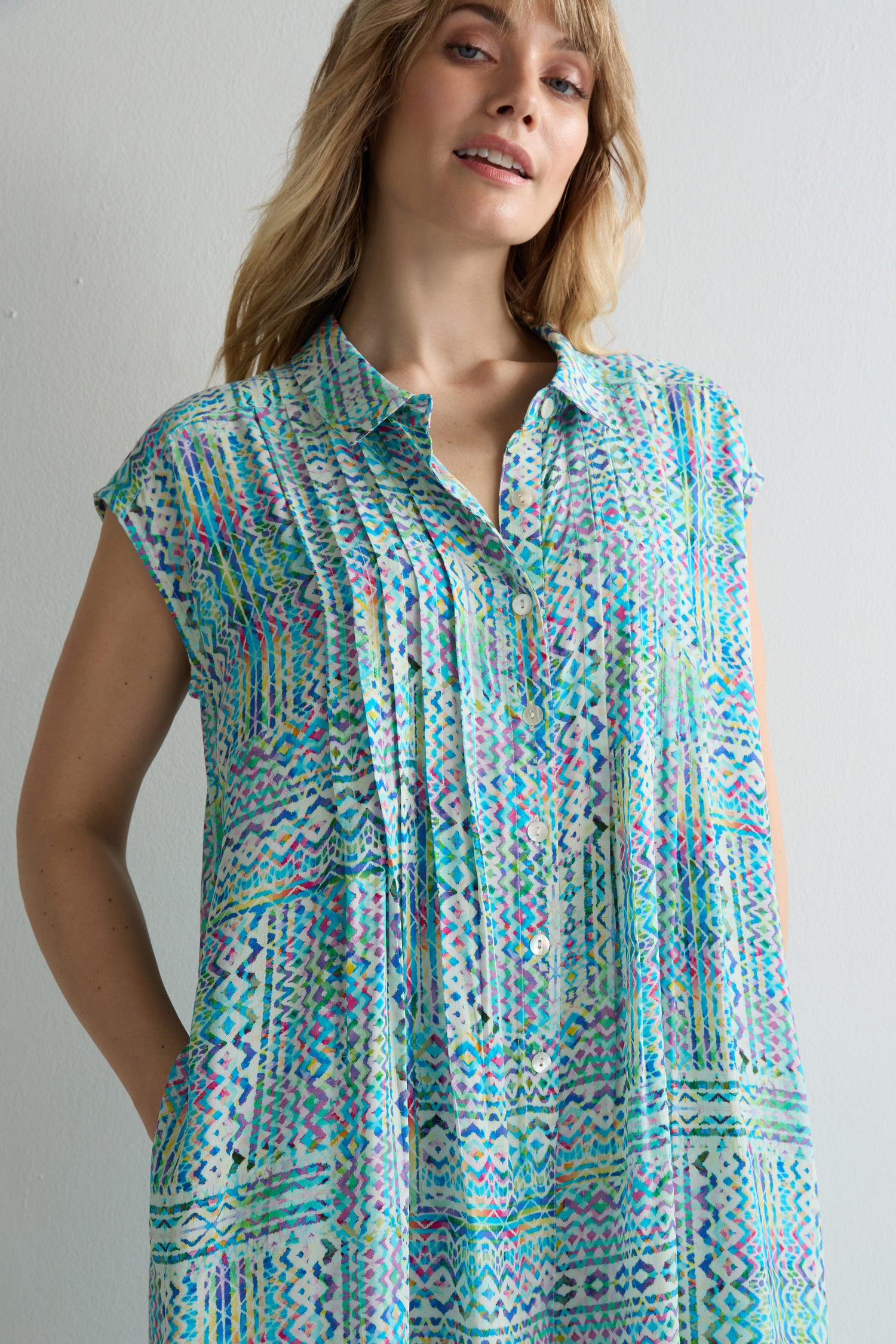 Patchwork Tie Dye Jumpsuit