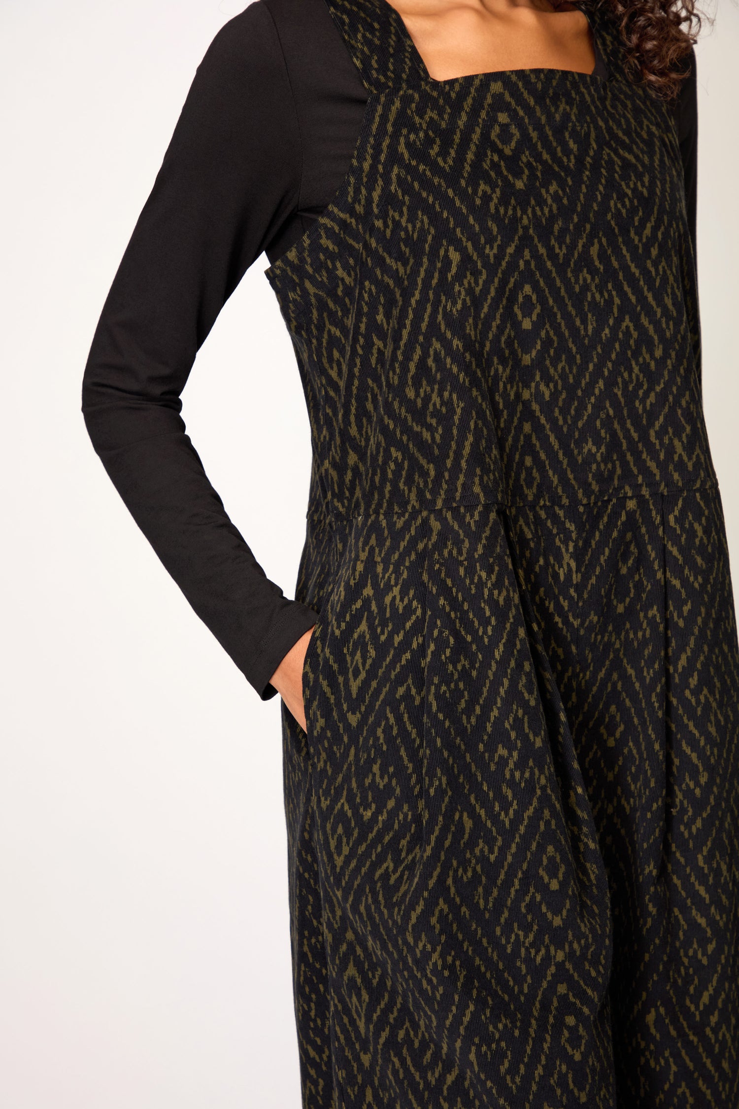 Ornate Textured Cord Jumpsuit