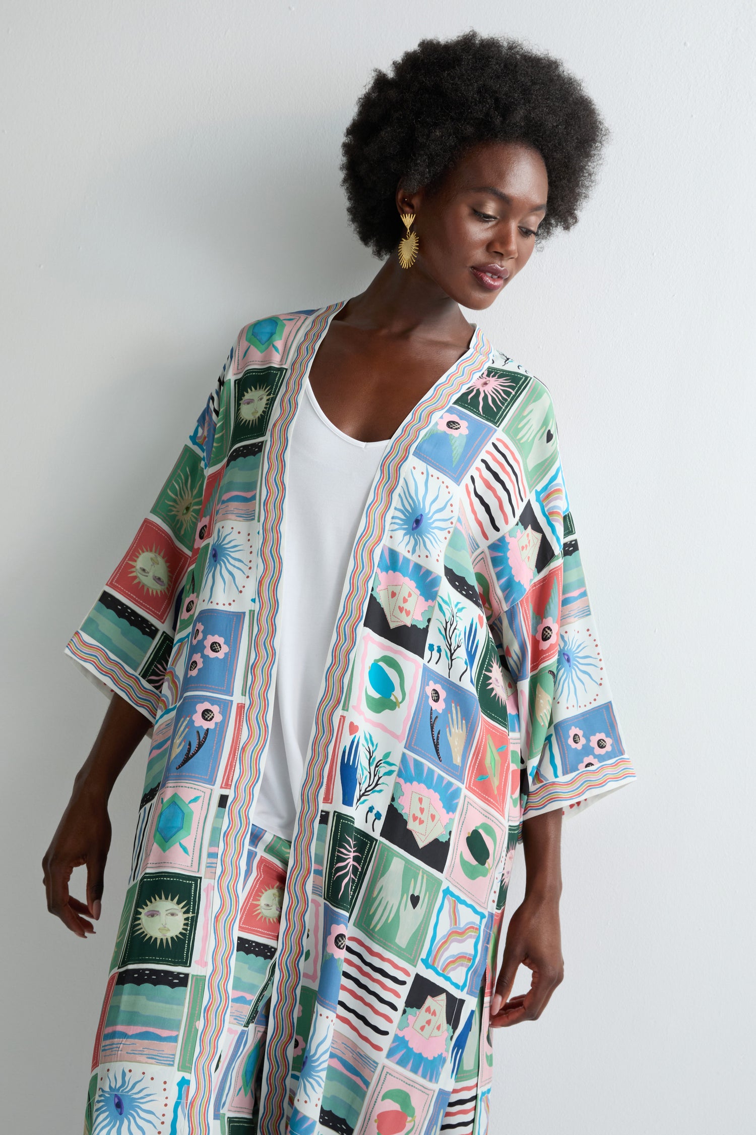 Mystical Collage Kimono