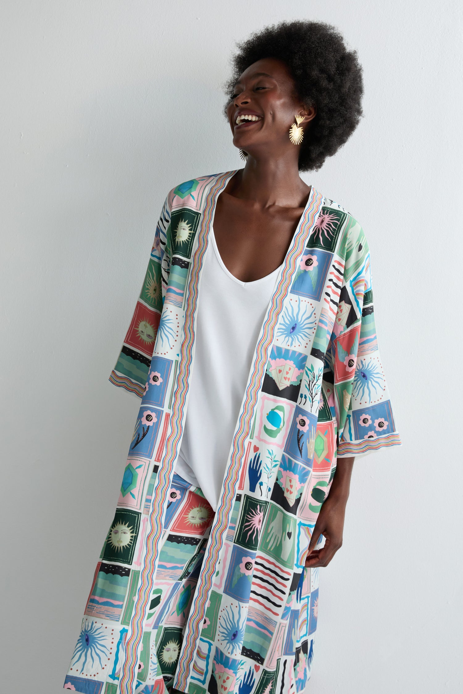 Mystical Collage Kimono