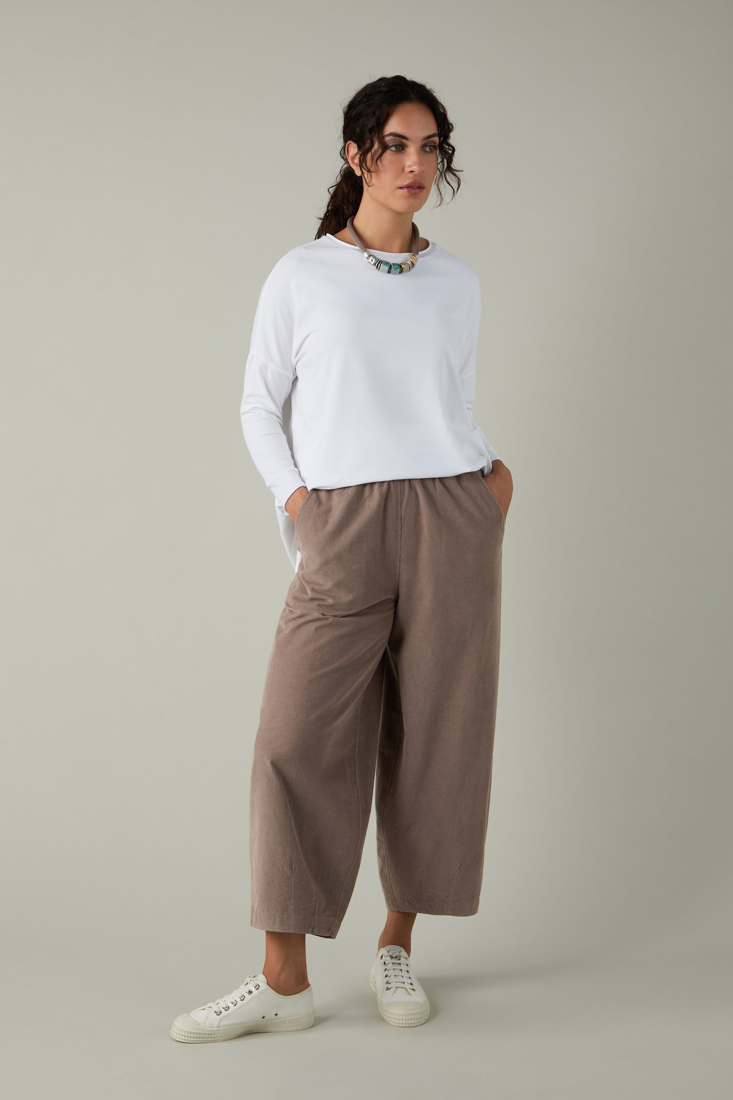Pinwale Cord Mushroom Bubble Trousers