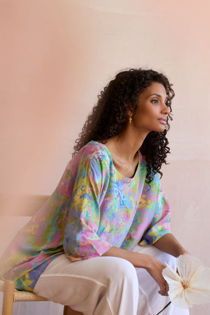 Flowering Paradise Relaxed Top