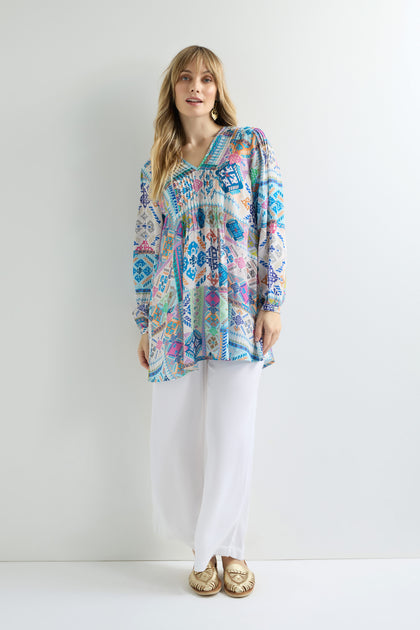 Modern Mosaic Patchwork Top